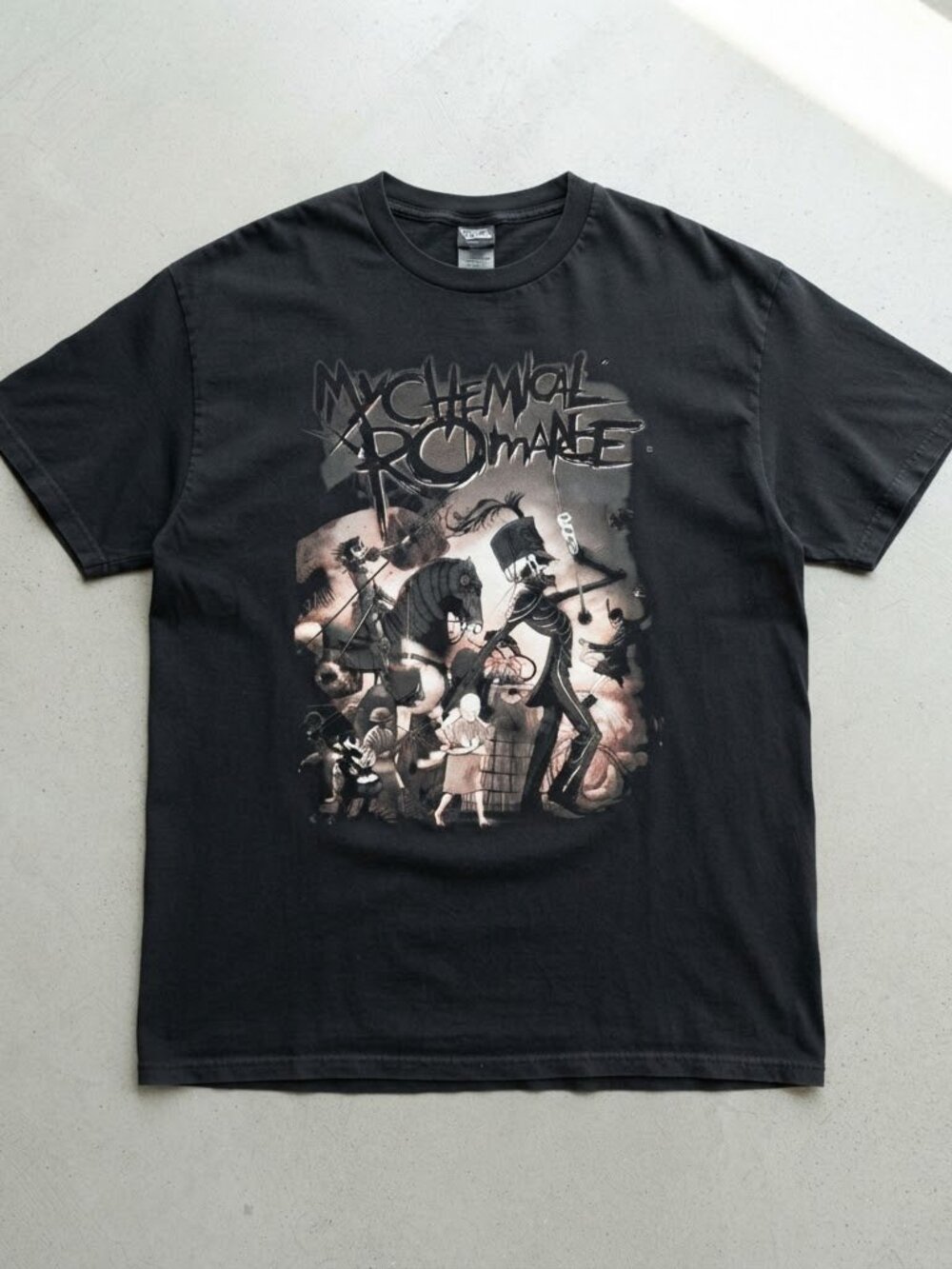 My Chemical Romance The Black Parade Era Black T-Shirt S-4XL